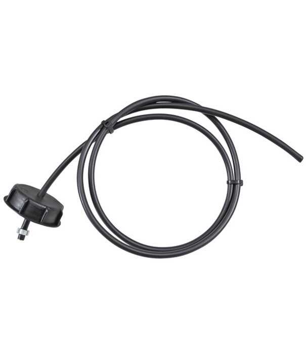 Jerrycan wit 25 liter met dop en slang (UN gekeurd)