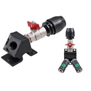 Muurplaat met accessoires 