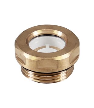 Oliepeilglas messing 1/2"