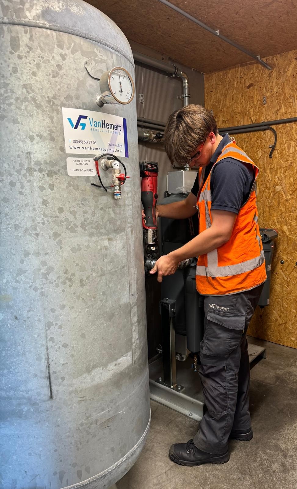 Van Hemert Persluchttechniek compressorinstallatie