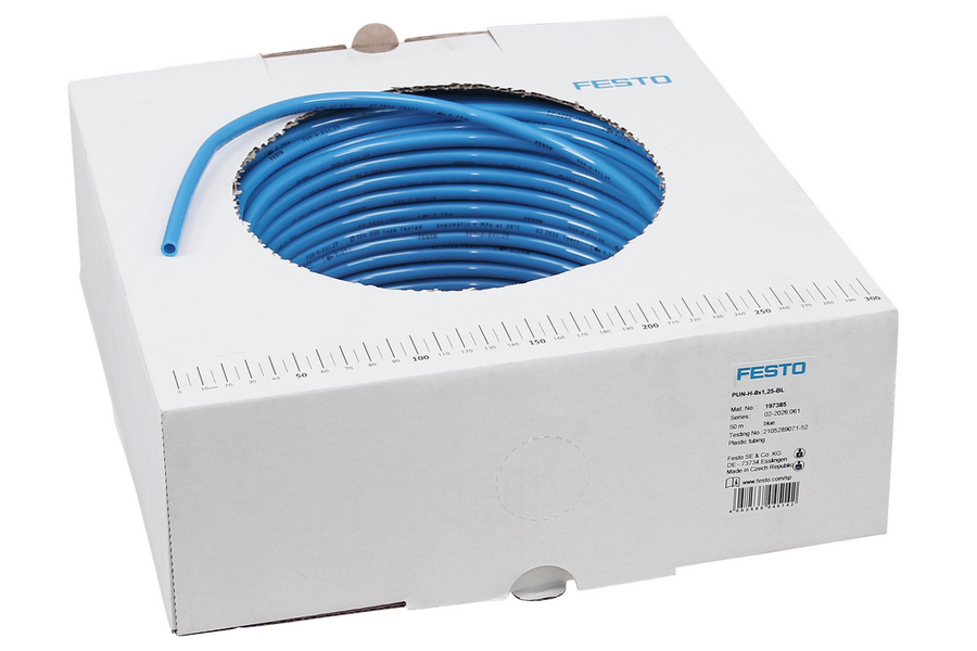 197386 Festo luchtslang PUN-H blauw 7x10mm hele rol (50 meter)