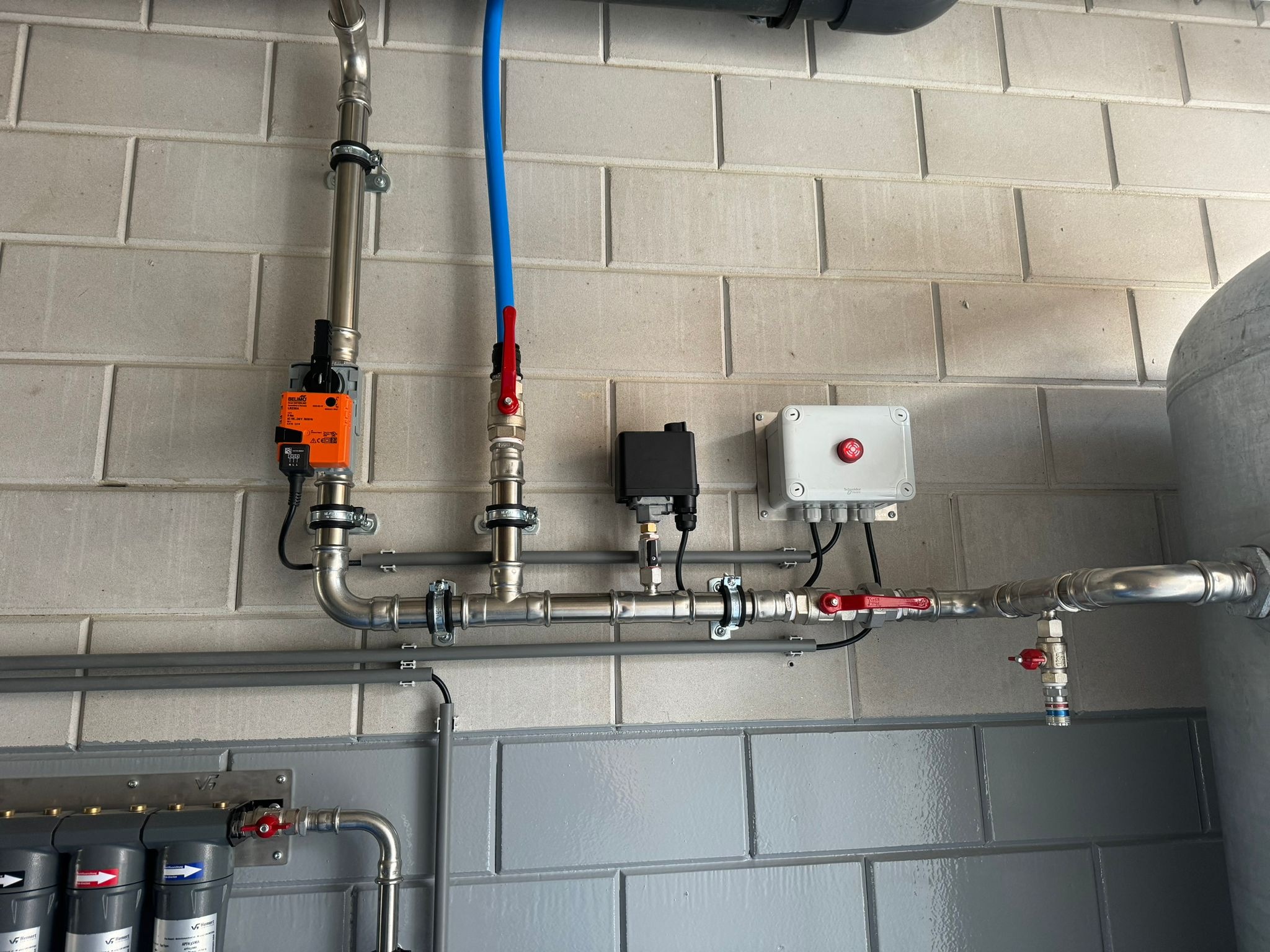 Technische installatie bij Den Eelder