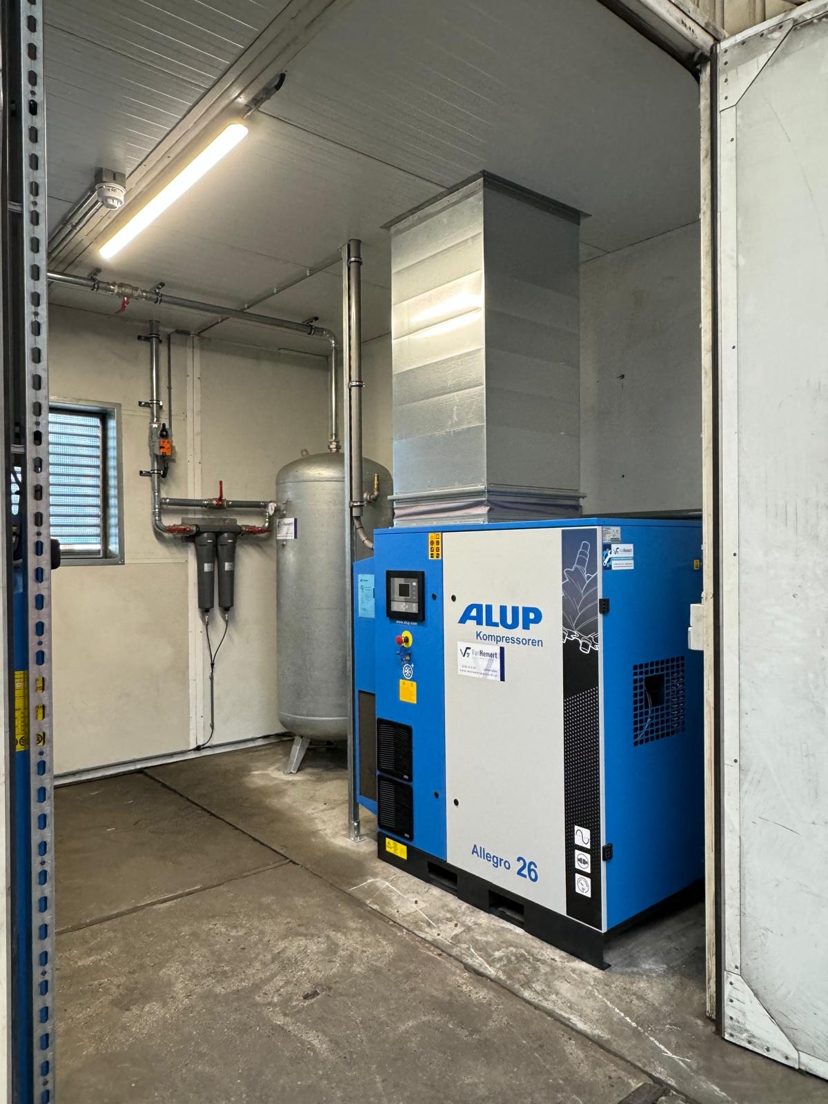 ALUP-compressorinstallatie bij Beco Group in Vianen