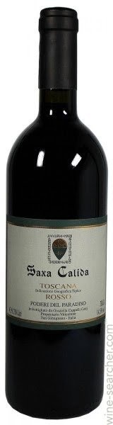 Paradiso - 2014 Vino Rosso IGT Toscana 'Saxa Calida'