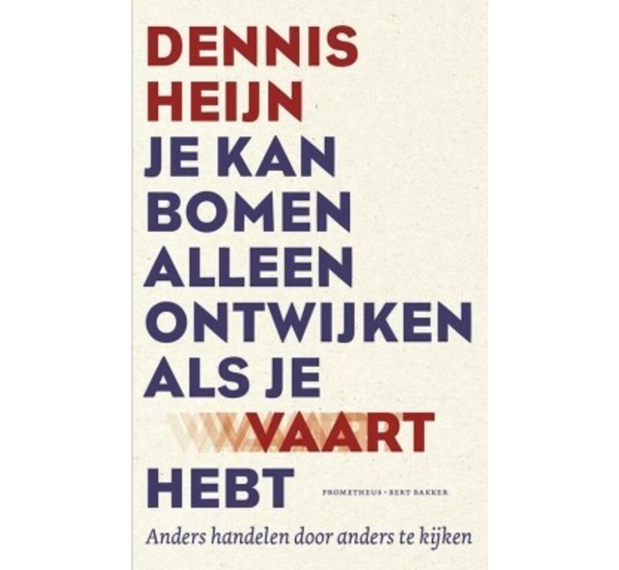 Je kan bomen alleen ontwijken als je vaart hebt