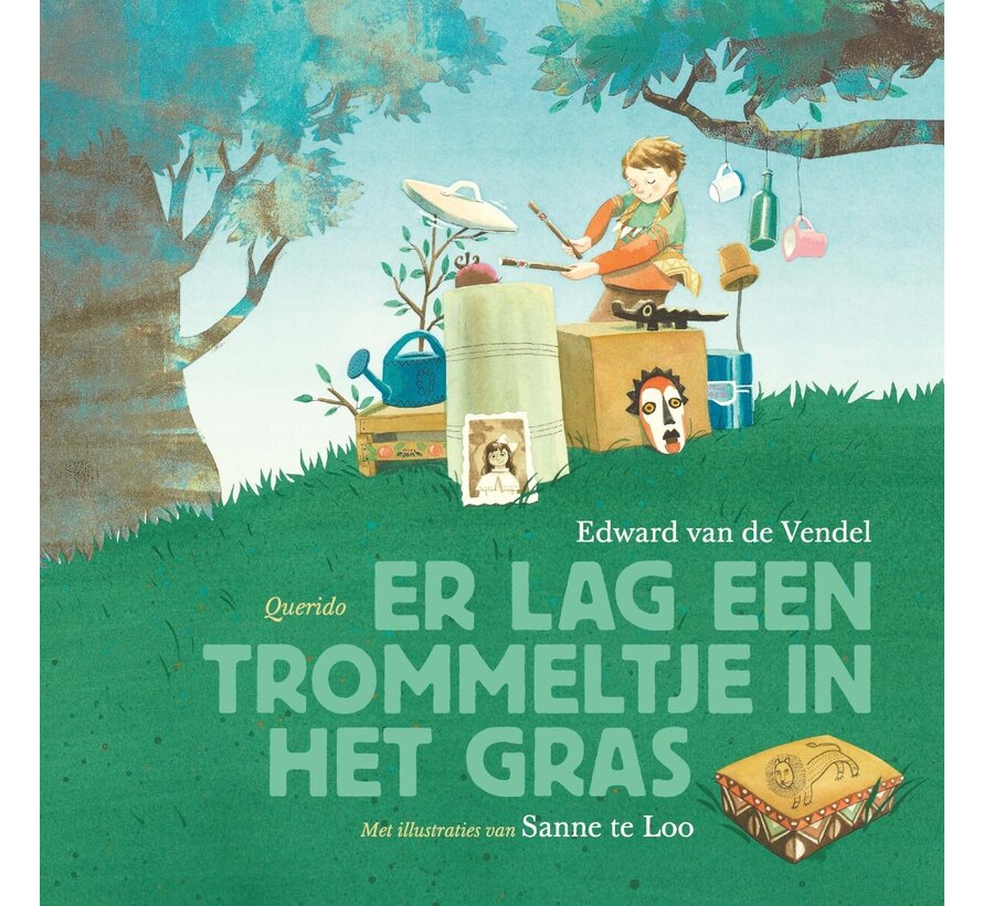 Er lag een trommeltje in het gras