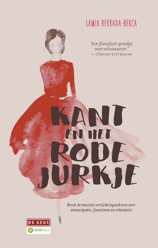 Rode jurk met kant hotsell
