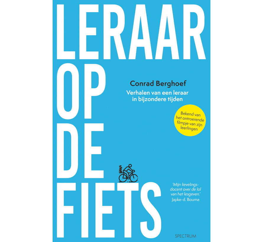 Leraar op de fiets