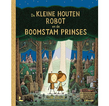 1+1 gratis De kleine houten robot en de boomstamprinses
