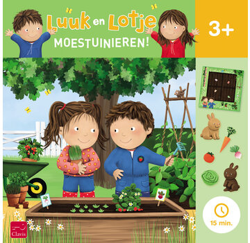 Luuk en Lotje. Moestuinieren!