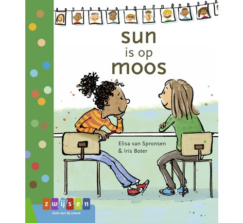 Leren lezen - Sun is op Moos