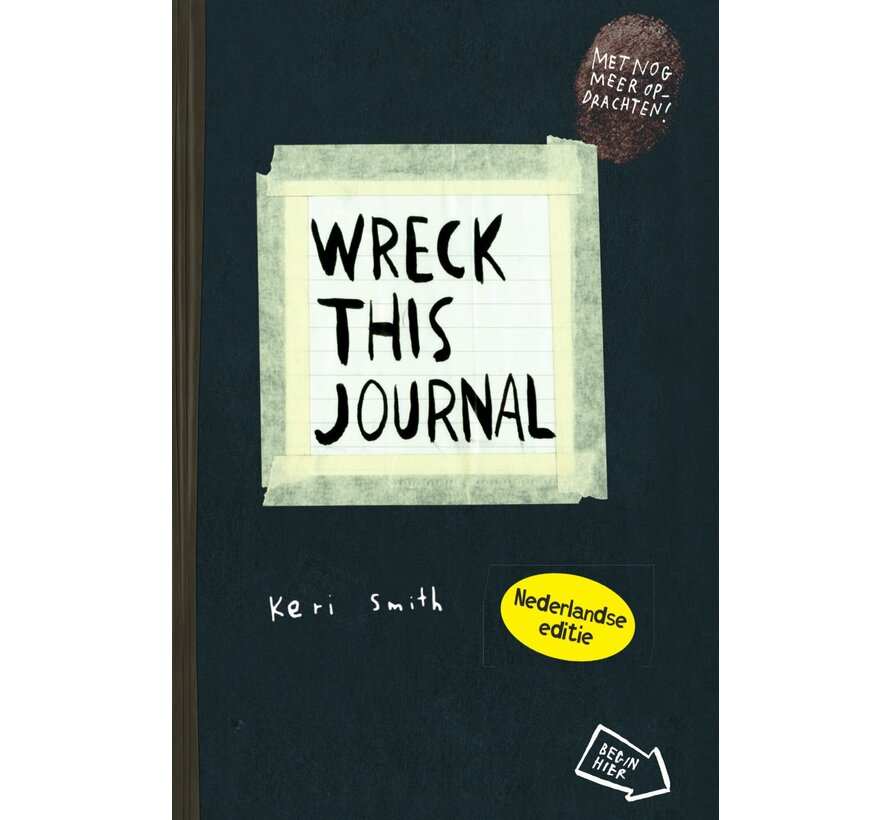 Wreck this journal NL editie (zwart)