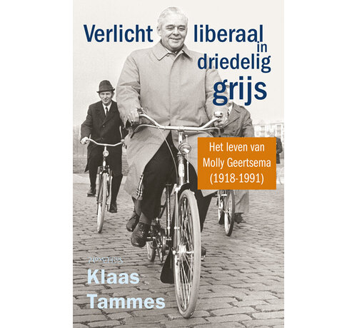 Verlicht liberaal in driedelig grijs