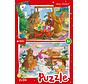 Rebo legpuzzel 2x24 stukjes - Christmas bears
