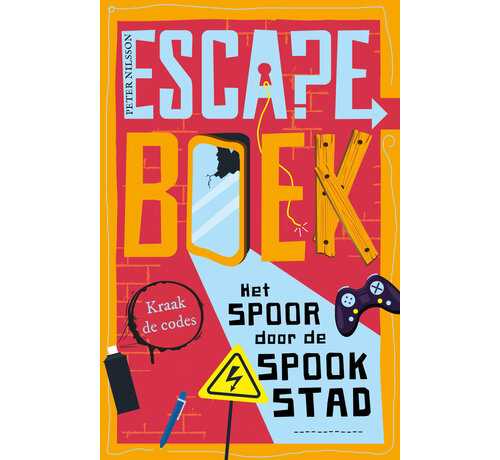 Escape boek - Het spoor door de spookstad