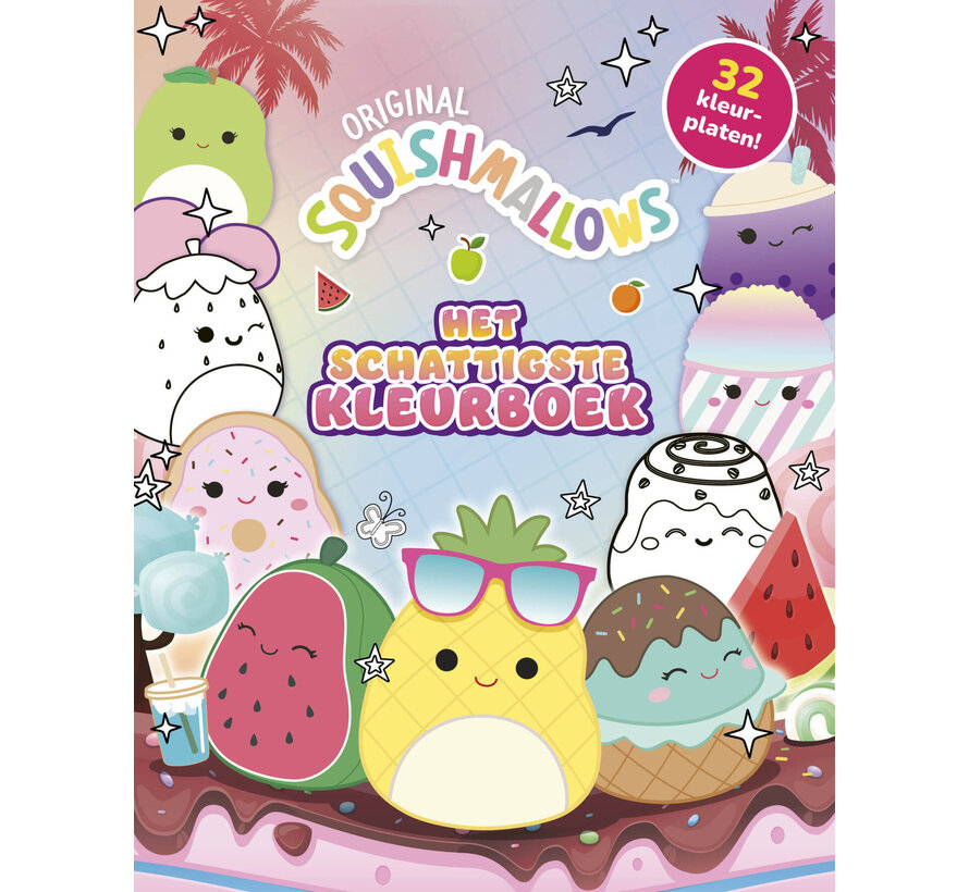 De Super Squishy Club - Het officiële Squishmallows kleurboek