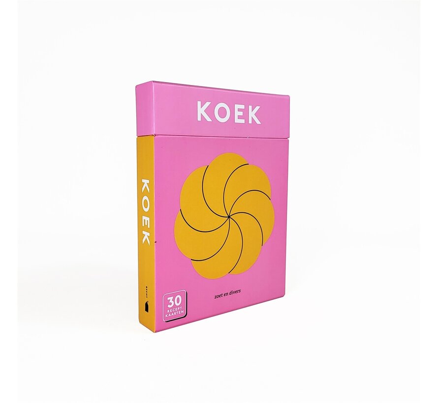 30 receptkaarten - Koek