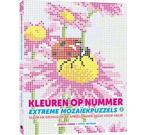 Kleuren-op-nummer: extreme mozaïekpuzzels - 2