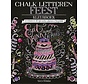 Chalk letteren Feest kleurboek