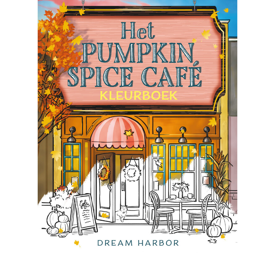 Het Pumpkin Spice Café-kleurboek
