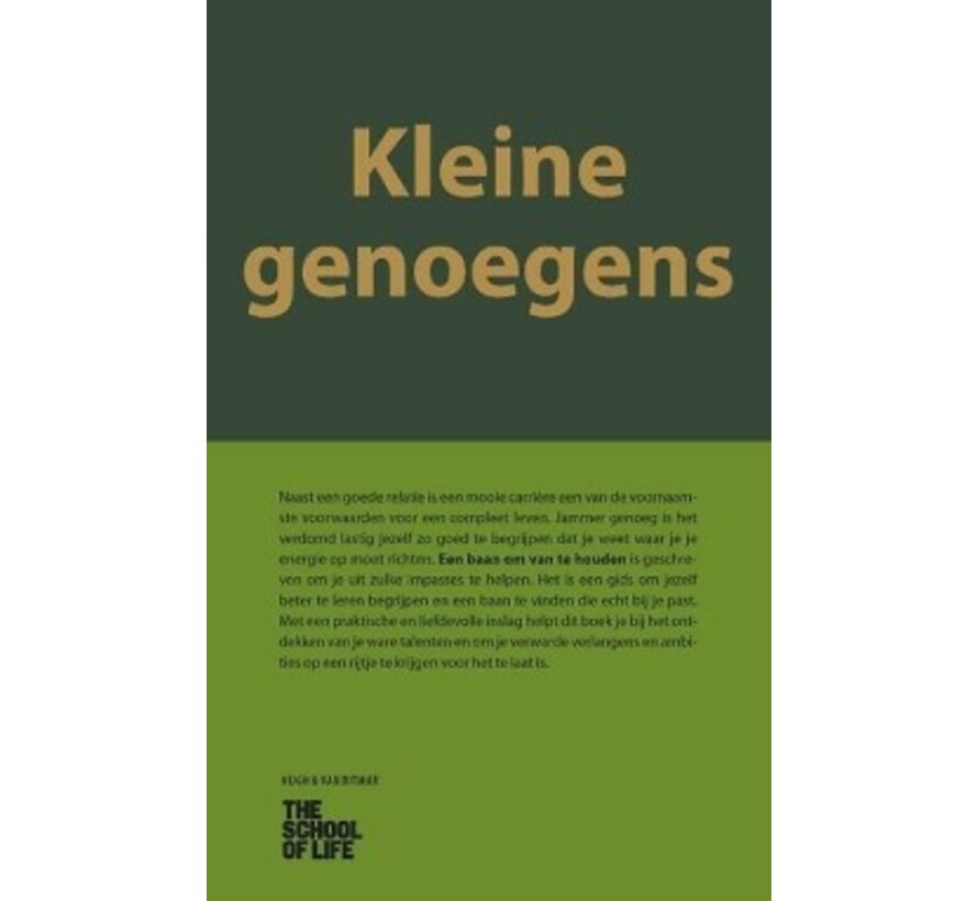 The school of life - Kleine genoegens