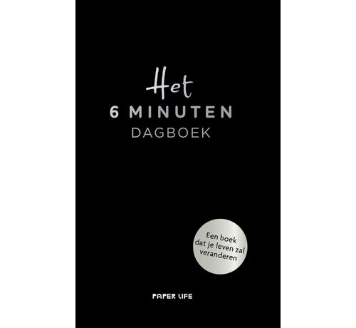 Het 6 minuten dagboek - zwarte editie