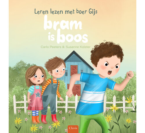 Leren lezen met boer Gijs - Bram is boos