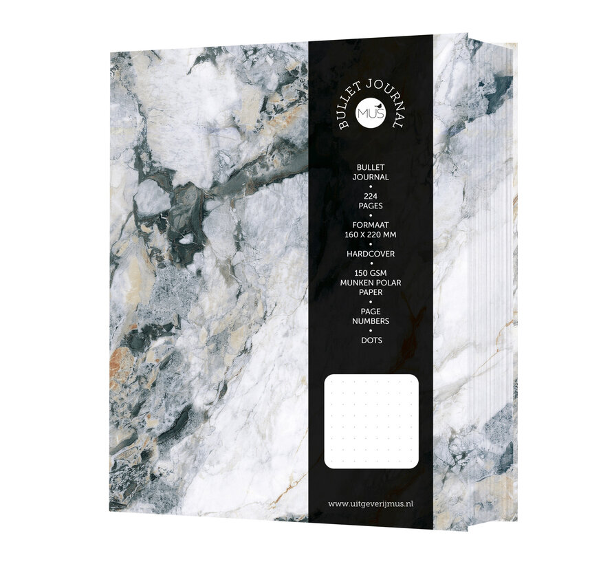 MUS Bullet Journal - Marble