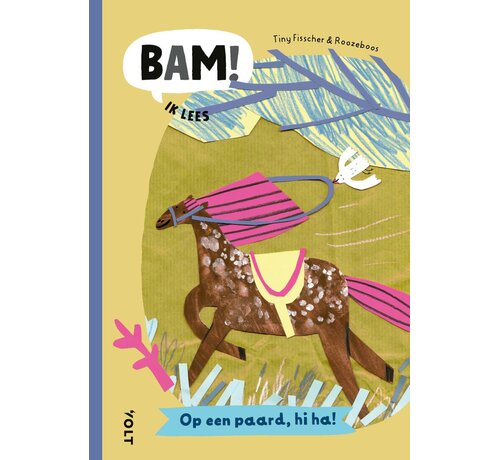 Nieuw binnen Bam! Ik lees - Op een paard, hi ha!