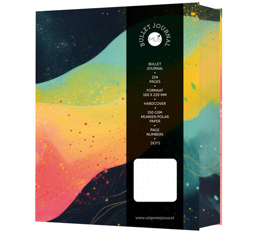 Nieuw binnen MUS Bullet Journal - Yellow Wave
