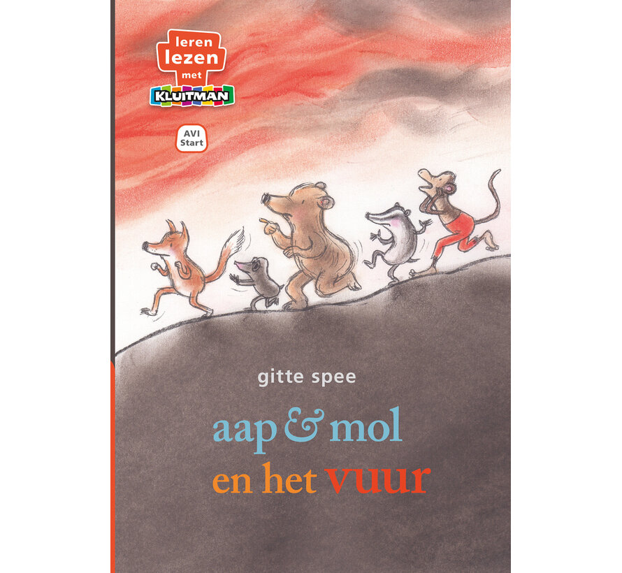 Leren lezen met Kluitman - aap & mol en het vuur