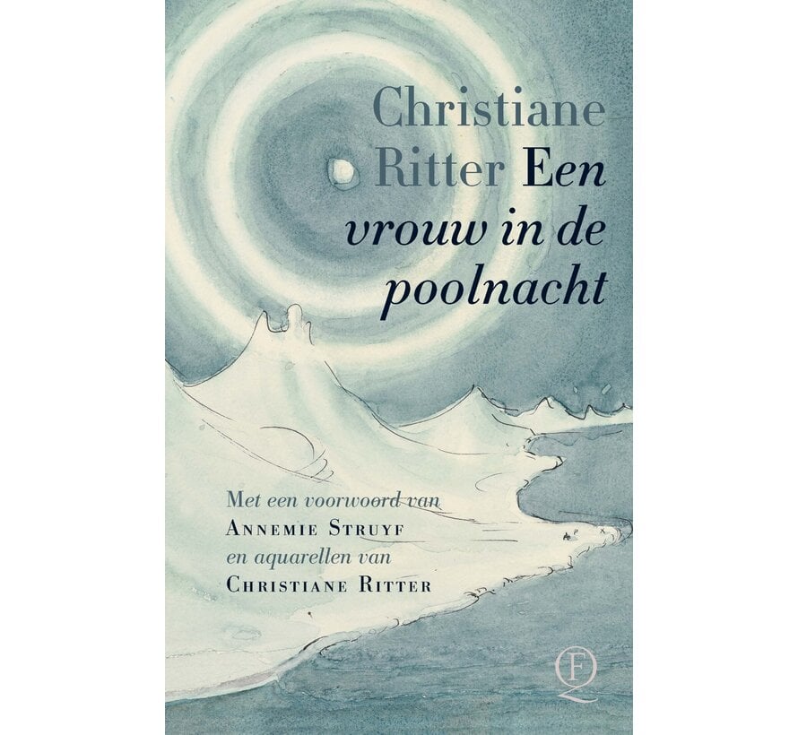 Een vrouw in de poolnacht