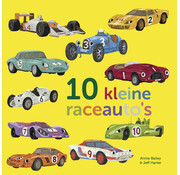Tien kleine raceauto's