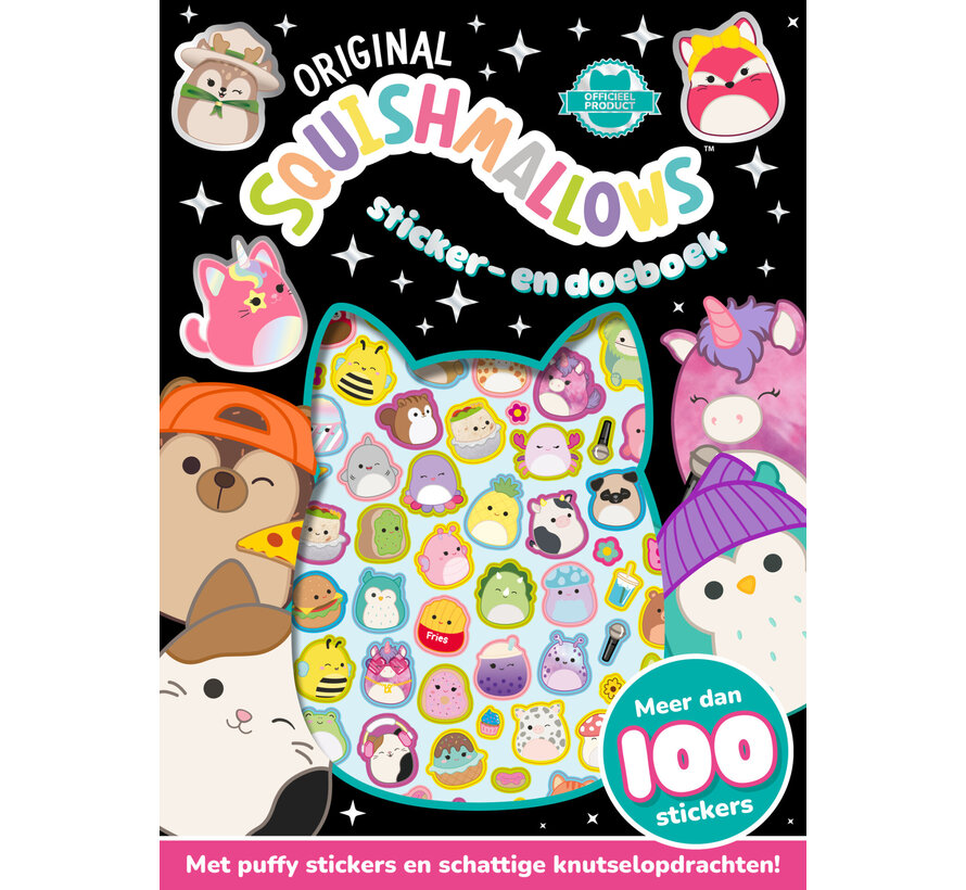 De Super Squishy Club - Original Squishmallows sticker- en doeboek