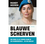 Blauwe scherven