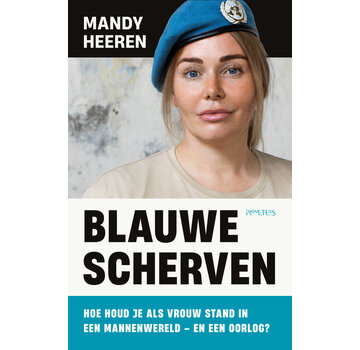 Blauwe scherven