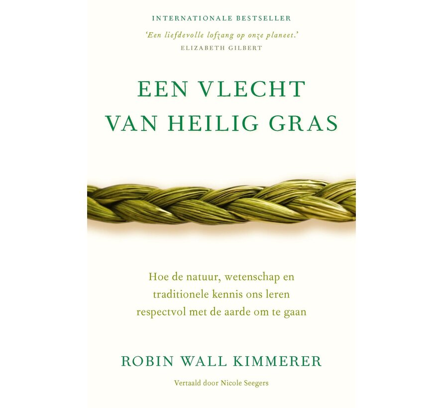 Een vlecht van heilig gras