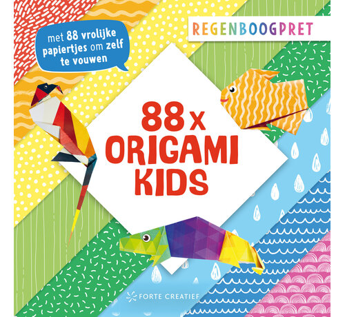 Nieuw binnen 88x origami kids - Regenboogpret