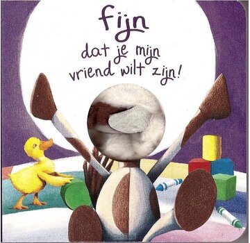 Fijn dat je mijn vriend wilt zijn. Vingerpopboekje