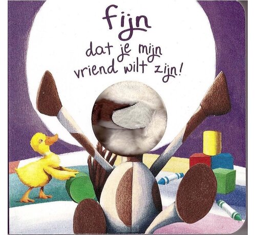 Fijn dat je mijn vriend wilt zijn. Vingerpopboekje
