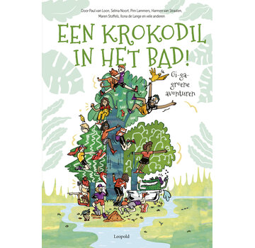 Een krokodil in het bad!