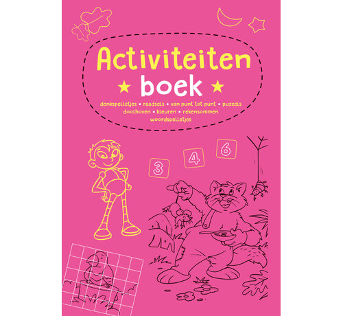 Activiteitenboek roze