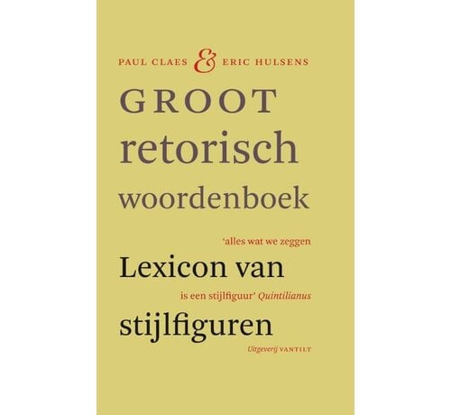 Nieuw binnen Groot retorisch woordenboek