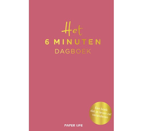 Het 6 minuten dagboek - roze editie