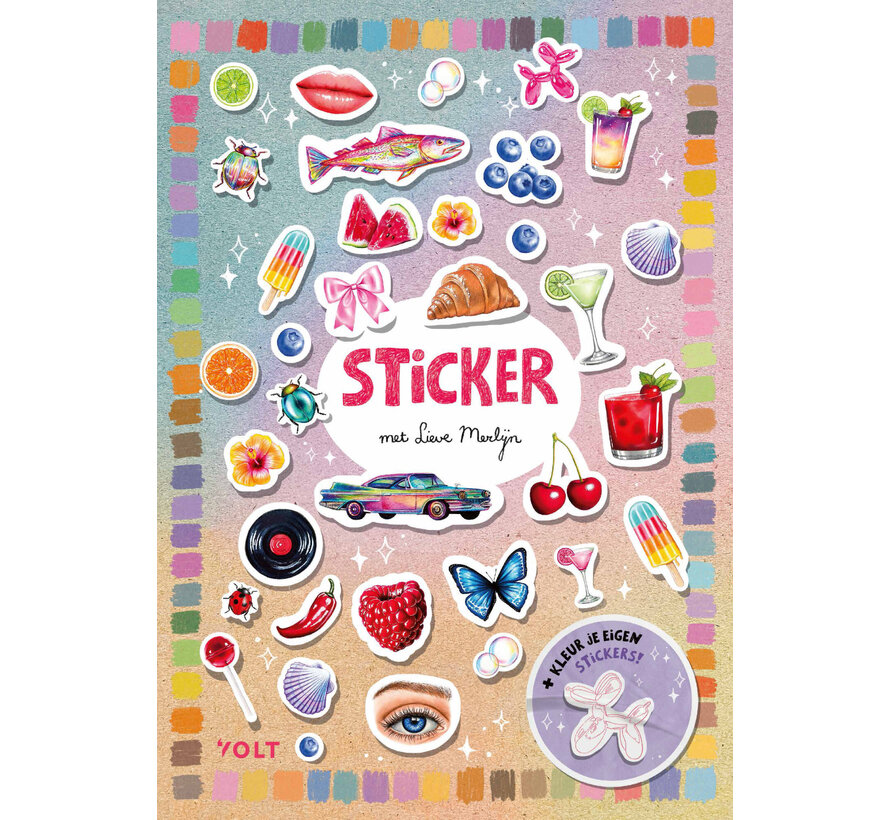 Sticker met Lieve Merlijn