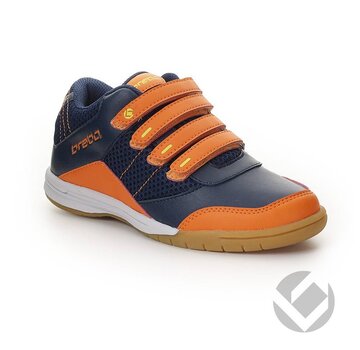 Brabo Velcro Navy/Oranje/Lime Indoor
