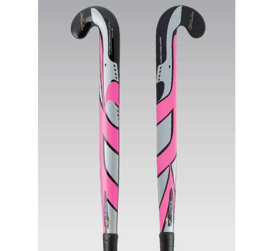 T5 Zwart/Roze smooth bow