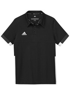 Adidas T16 Team Polo Kids Zwart