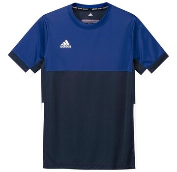 Adidas T16 Short Sleeve Tee Boys Navy