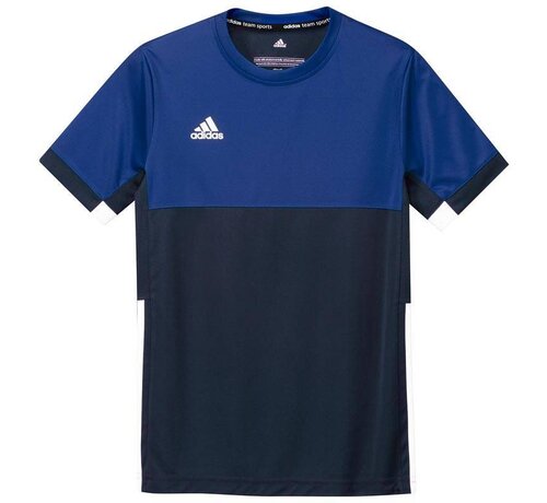 Adidas T16 Short Sleeve Tee Boys Navy
